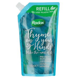 Radox Protect + Replenish Tekuté mýdlo náhradní náplň 500 ml