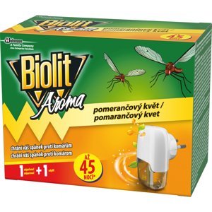 Biolit Elektrický odpařovač proti komárům, pomeranč, 45 nocí, 27 ml