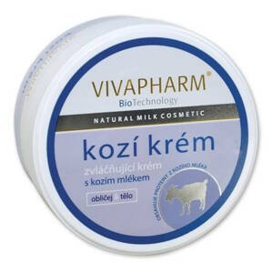 VivaPharm Kozí zvláčňující krém dóza 250 ml