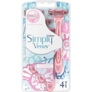 Gillette Venus Simply Venus 3 Jednorázová holítka 4 ks