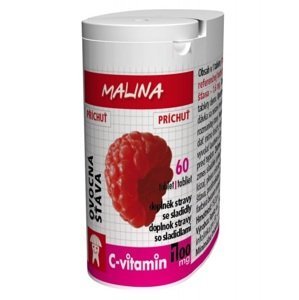 Pangamin Rapeto C-Vitamin 100 mg - Malina se sukralózou 60 tablet