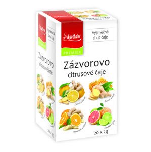 Apotheke Zázvorovo citrusové čaje 4v1 nálevové sáčky 20 x 2 g