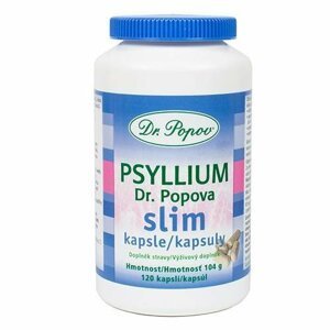 Dr.Popov Psyllium kapsle SLIM 120 kapslí