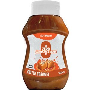 GymBeam Bezkalorický sirup slaný karamel 350 ml