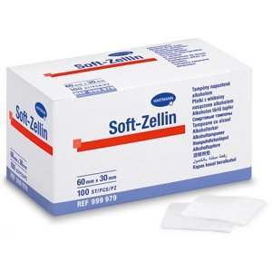 Hartmann Tampon Soft-Zellin impreg. s alkoholem 100 ks