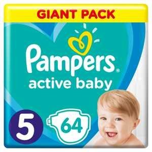 Pampers Active Baby plenky vel. 5, 11-16 kg, 64 ks