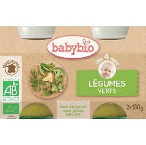 Babybio zelená zelenina 2 x 130 g