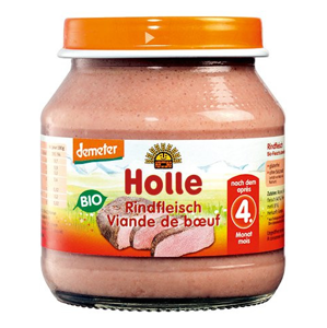 Holle Bio dětská přesnídávka Hovězí maso 125 g