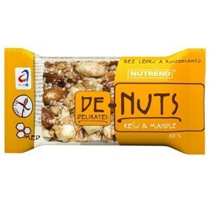 Nutrend Denuts Ořechová tyčinka Kešu&Mandle 35 g