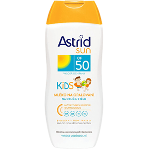 Astrid Sun Dětské mléko na opalování OF 50, 200 ml
