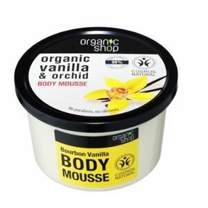 Organic Shop Hydratační tělová pěna Vanilka a orchidej 250 ml