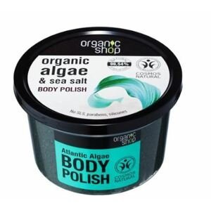 Organic Shop Osvěžující tělový peeling Řasy a mořská sůl 250 ml
