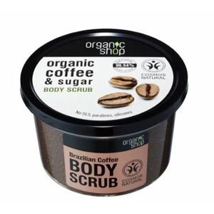 Organic Shop Zjemňující tělový peeling Káva a cukr 250 ml