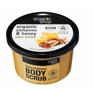 Organic Shop Omlazující tělový peeling Skořice a med 250 ml