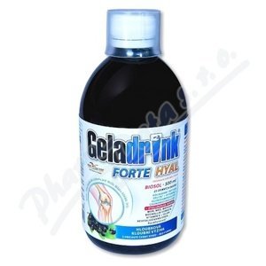 Geladrink Forte HYAL biosol černý rybíz 500 ml