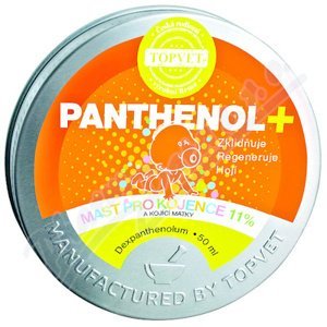Panthenol TOPVET + Mast pro kojence a matky 11% 50 ml