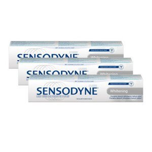 Sensodyne Extra Whitening Zubní pasta 3 x 75 ml