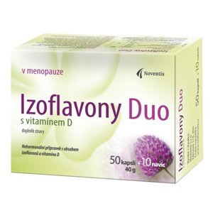 Noventis Izoflavony Duo s vitamínem D 60 kapslí