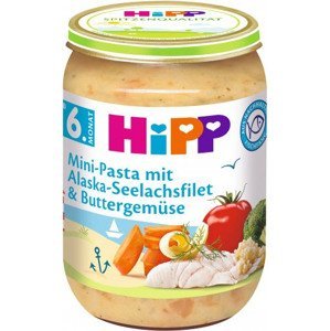 HiPP Těstoviny s treskou v máslové zelenině 190 g