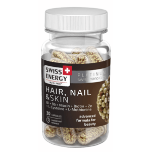 Swiss Energy Hair, Nail a Skin Kapsle s postupným uvolňováním 30 kapslí