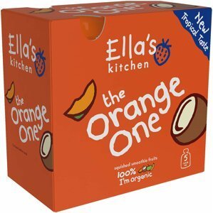 Ella's Kitchen BIO ORANGE ONE ovocné pyré s mangem 5 x 90 g
