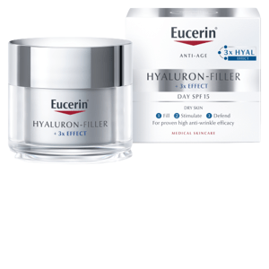 Eucerin Hyaluron-Filler+3xEffect denní suchá 50 ml
