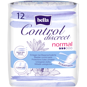 Bella Control Discreet Normal Urologické vložky 12 ks
