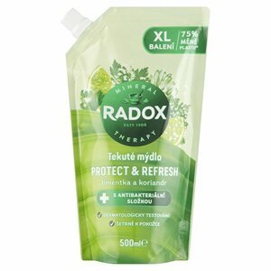 Radox Tekuté mýdlo s antibakteriální složkou náhradní náplň Protect + Refresh 500 ml
