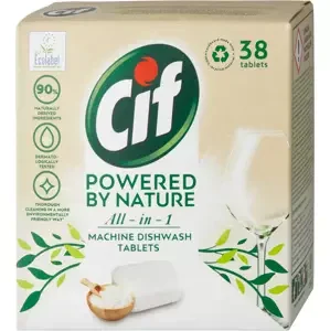 Cif All in 1 Powered By Nature Tablety do myčky nádobí 38 ks
