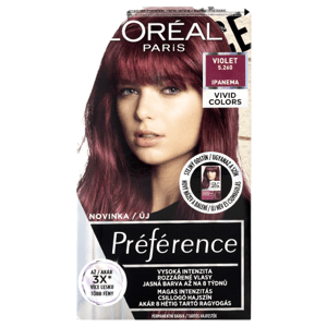 L'Oréal Paris Préférence Vivid Colors permanentní barva na vlasy 5.260 Ipanema 150 ml