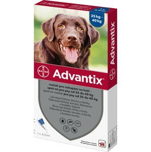 Advantix pro psy spot-on nad 25 kg 4 ml