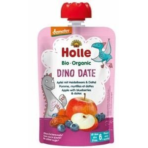 Holle BIO pyré - Dino Date - Jablko , borůvky a datle 100 g