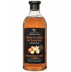 Body Tip Olejová pěna do koupele Makadamový ořech s vanilkou 750 ml