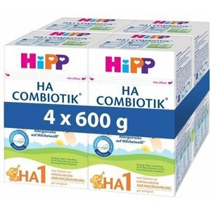 HiPP HA 1 Combiotik® Počáteční kojenecká výživa 4 x 600 g