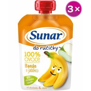 Sunar Do ručičky banán 3 x 100 g