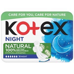 Kotex natural Night 6 ks