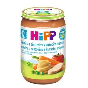 HiPP Dětské menu BIO Zelenina a těstoviny s kuřecím masem 220 g