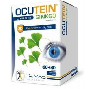 Ocutein Ginkgo Lutein 15 mg Da Vinci 90 tobolek