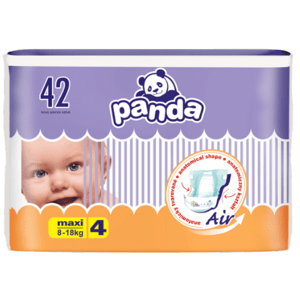Panda Maxi dětské pleny 8-18 kg 42 ks