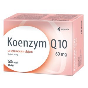 Noventis Koenzym Q10 60 mg se sezamovým olejem 60 kapslí
