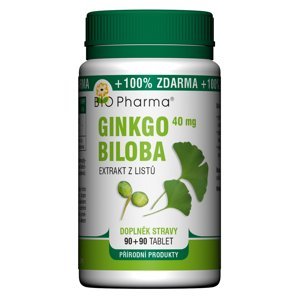 Bio Pharma Ginkgo Biloba 40mg, 2 x 90 tablet