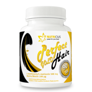 Nutricius Perfect HAIR gold methionin 500 mg+biotin100 ug 90 tablet