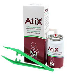 Atix Sada pro bezpečné odstraňování klíšťat - sprej a pinzeta
