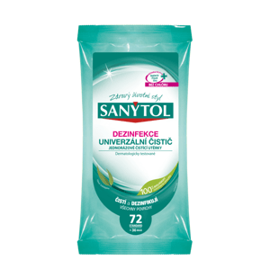 Sanytol Dezinfekční univerzální čistící utěrky 36 ks