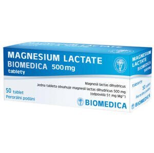 Biomedica Magnesium lactate 500 mg 50 tablet