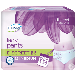 Tena Inkontinenční kalhotky Lady Pants Discreet Medium 12 ks