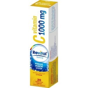 Revital C vitamin 1000 mg Citron 20 šumivých tablet