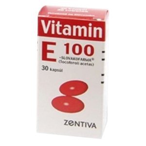 Zentiva Vitamin E 100 mg 30 měkkých tobolek