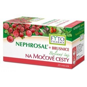 Fytopharma Nephrosal+brusinky bylinný čaj na močové cesty sáčky 20 x 1.5 g