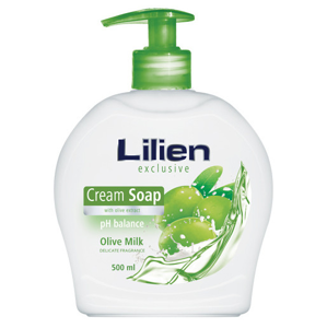 Lilien krémové tekuté mýdlo Olive Milk 500 ml